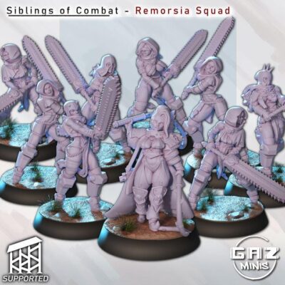 Siblings Of Combat Remorsia Squad 32mm