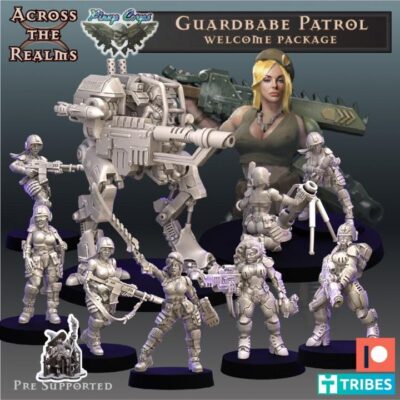 Guardbabe Patrol Welcome Package, 32mm, Pinup Corps
