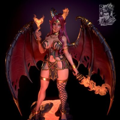 Voxlyn The Demoness, 75mm/120mm Ronin Arts