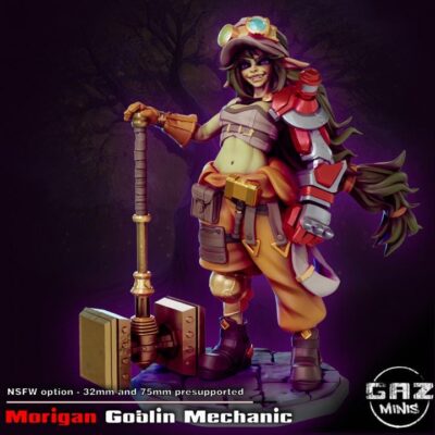 Morigan the Goblin Mechanic - Gaz Minis