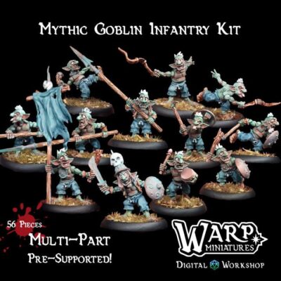 Mythic Goblin Horde Infantry | DnD Miniatures, Warp Miniature
