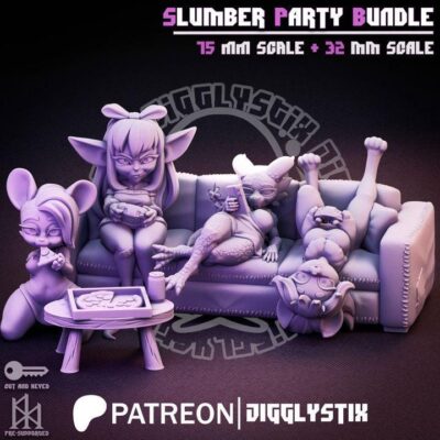 Slumber Party Gamer Bundle - 32mm/75mm - Jigglystix