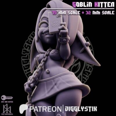 Goblin Kitten Little - 32mm/75mm - Jigglystix