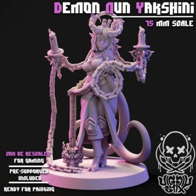 Demon Nun Yakshini - 32mm/75mm, Jigglystix