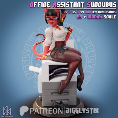 Office Assistant Succubus Meru - Display Model - Jigglystix