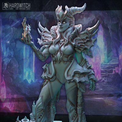 Sardora Vanhim Tiefling Warlock - Hardwitch