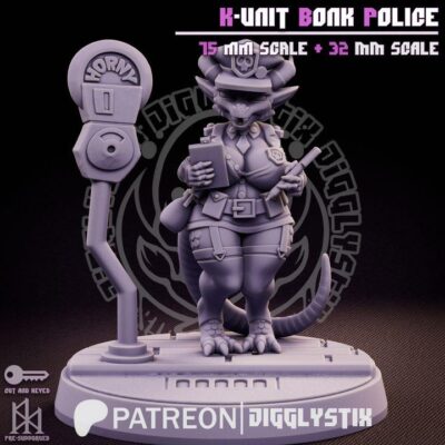Kobold Bonk Police - 32mm/75mm Jigglystix