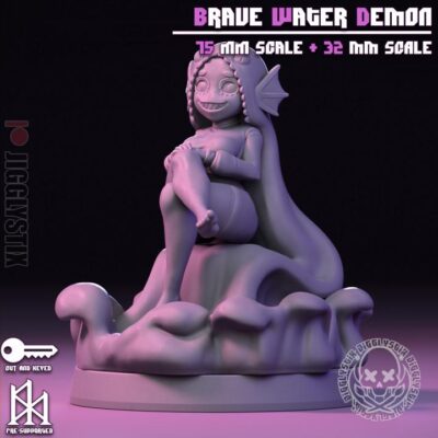 Brave Water Demon - 32mm/75mm - Jigglystix