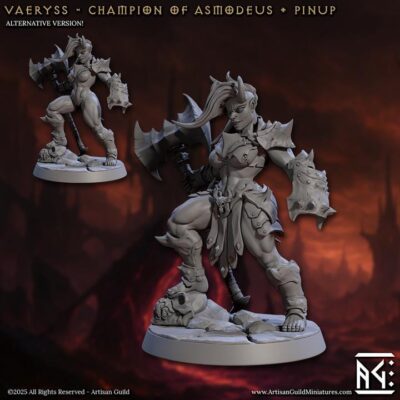 Devil Pinup Fighter Vaeryss - Artisan Guild