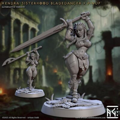 Sisterhood Bladedancer Pinup - Artisan Guild