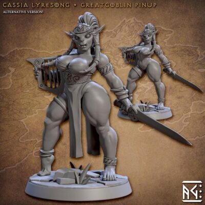Cassia Lyresong Goblin Pinup - Artisan Guild