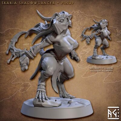 Skaria Shadowdancer Ratkin Pinup - Artisan Guild