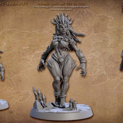 Neriah – Lady of the Crypts Pinup - Artisan Guild