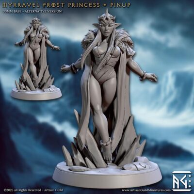 Myrravel Frost Elf Princess Pinup - Artisan Guild