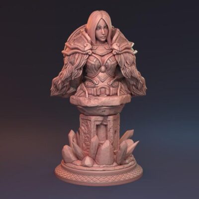 Feira Barbarian Bust - 75mm, Hardwitch