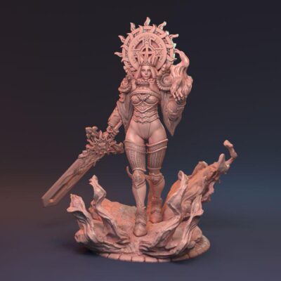 Alaine Waltosmirt Aasimar Priestess Hardwitch