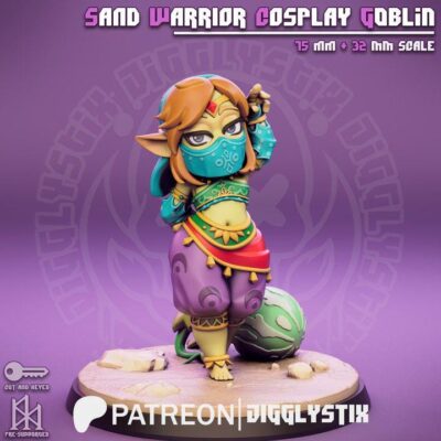 Sand Warrior Cosplay Goblin - Jigglystix