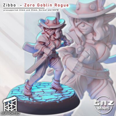 Zibbo - Zoro Goblin Rogue- Gaz Minis