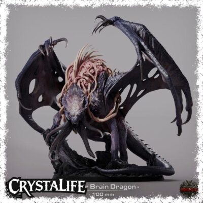 Elder Brain Dragon, Cthulu, Statue