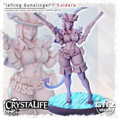 Boss Caldera Tiefling Gunslinger - Gaz Minis