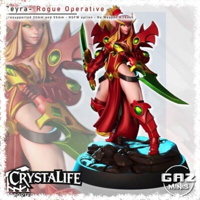 Zeyra – Shadow Elf Rogue - Gaz Minis