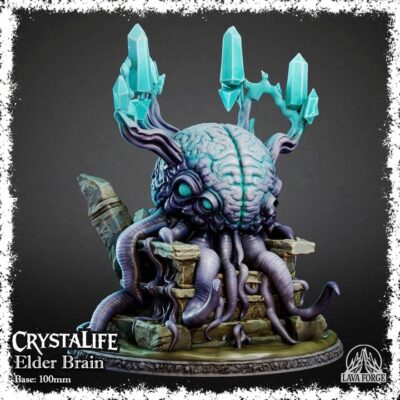 Elder Brain, Mind (Flayers) Cthulhu, Lovecraftian, Lava Forge